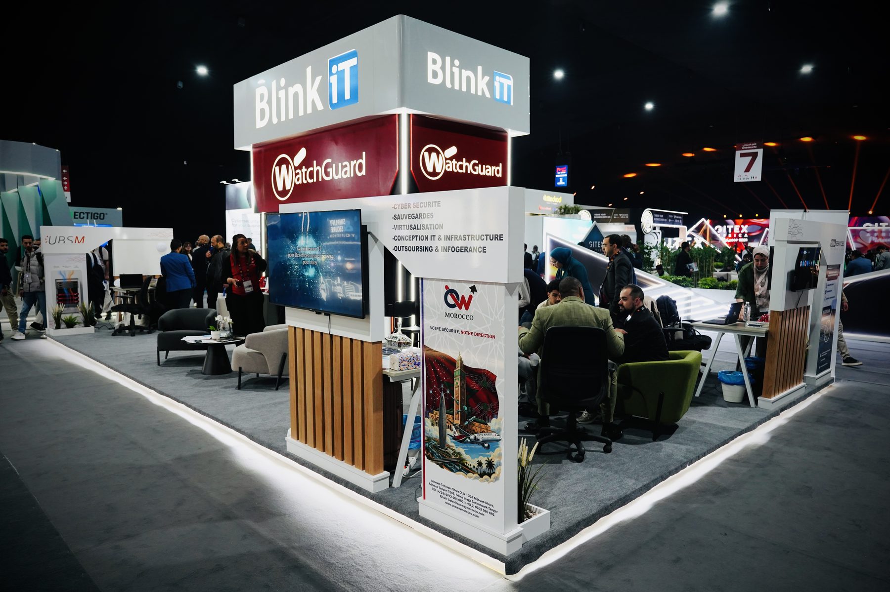 ONE WAY MOROCCO en GITEX Africa 2026, stand partner de WatchGuard
