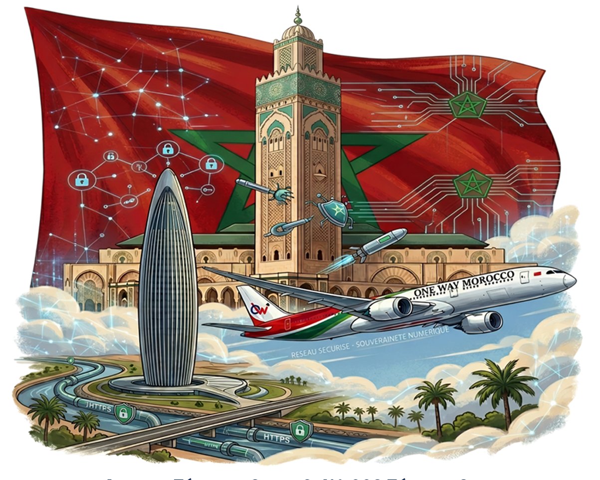 ONE WAY MOROCCO — réseau sécurisé, souveraineté numérique